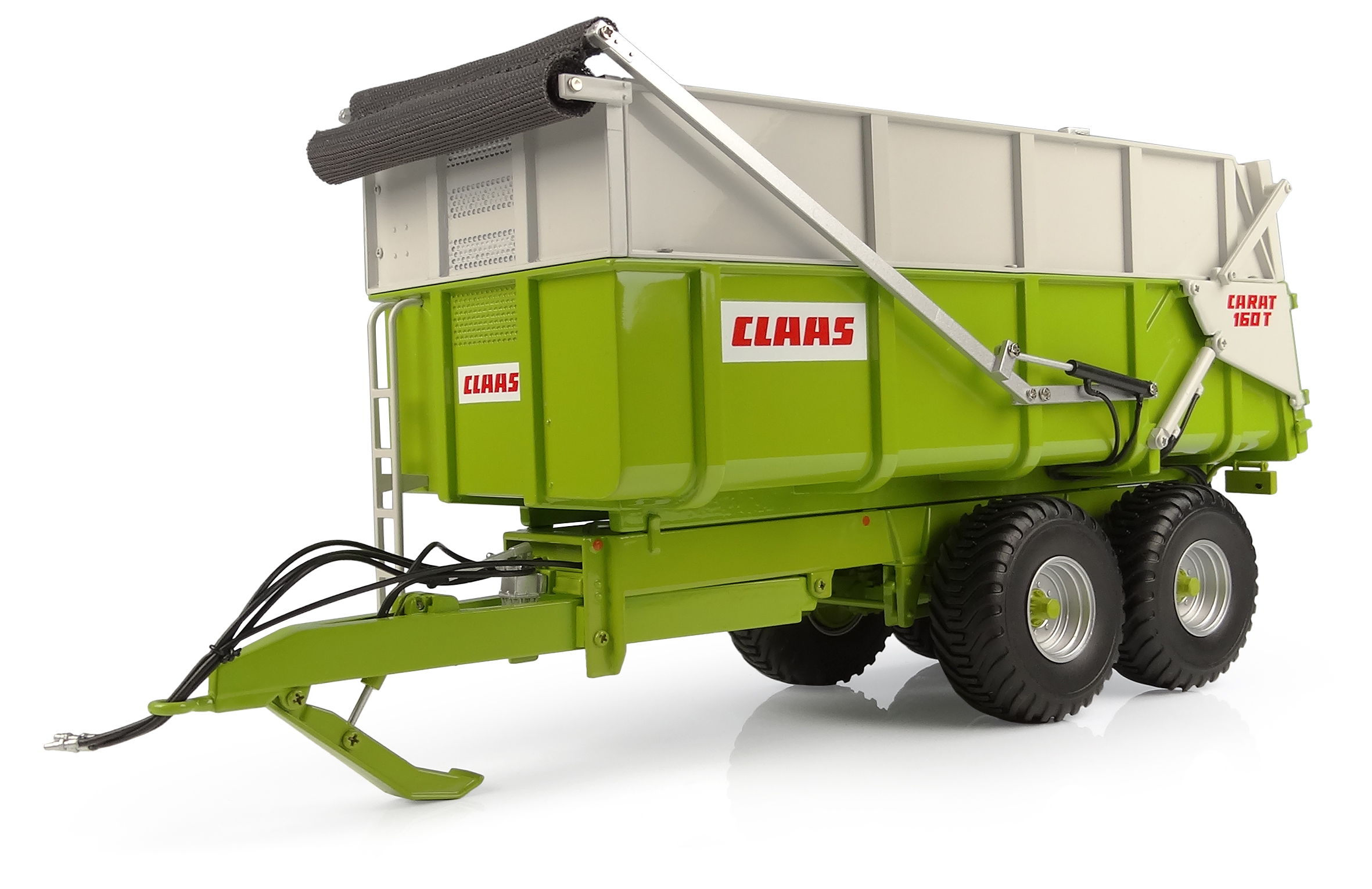 Claas Carat 160T mit hydraulischer Rollplane Modell von Universal Hobbies 1:32
