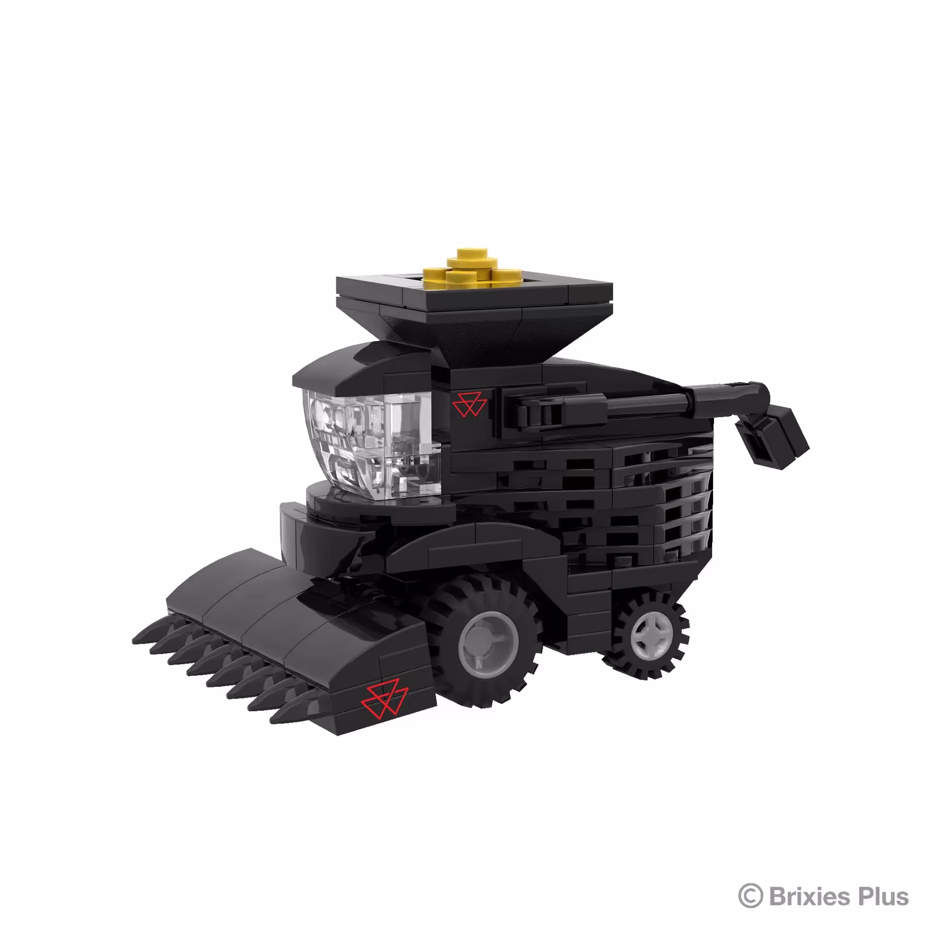 MA76641-1 Artikelname: BRIXIES Plus Massey Ferguson Mähdrescher mini Originalhersteller: Massey Ferguson von Brixies Plus im Maßstab: 1:65 Hersteller-Nr: 222.764