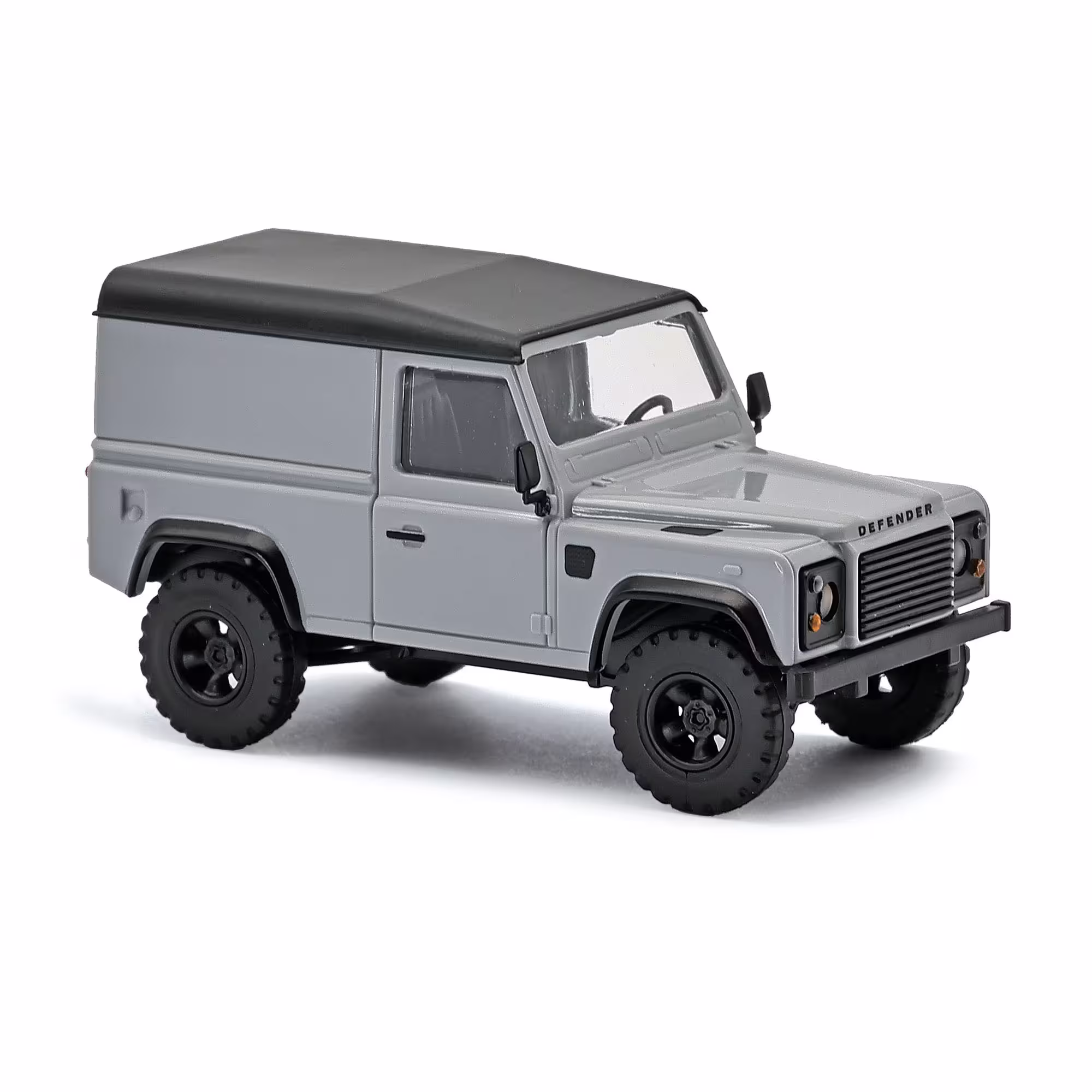 MA76388-1 Artikelname: Land Rover Defender 90 Kastenwagen, Silber Originalhersteller: Land Rover Modelltyp: Defender 90 von Busch im Maßstab: 1:87 Hersteller-Nr: 54356
