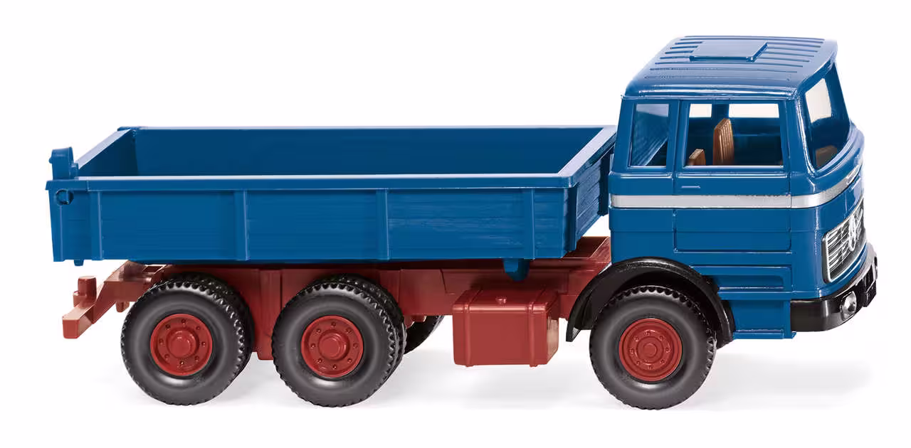 MB Flachpritschenkipper azurblau Modell von WIKING 1:87 eilbote-onlineshop - Agrarfox