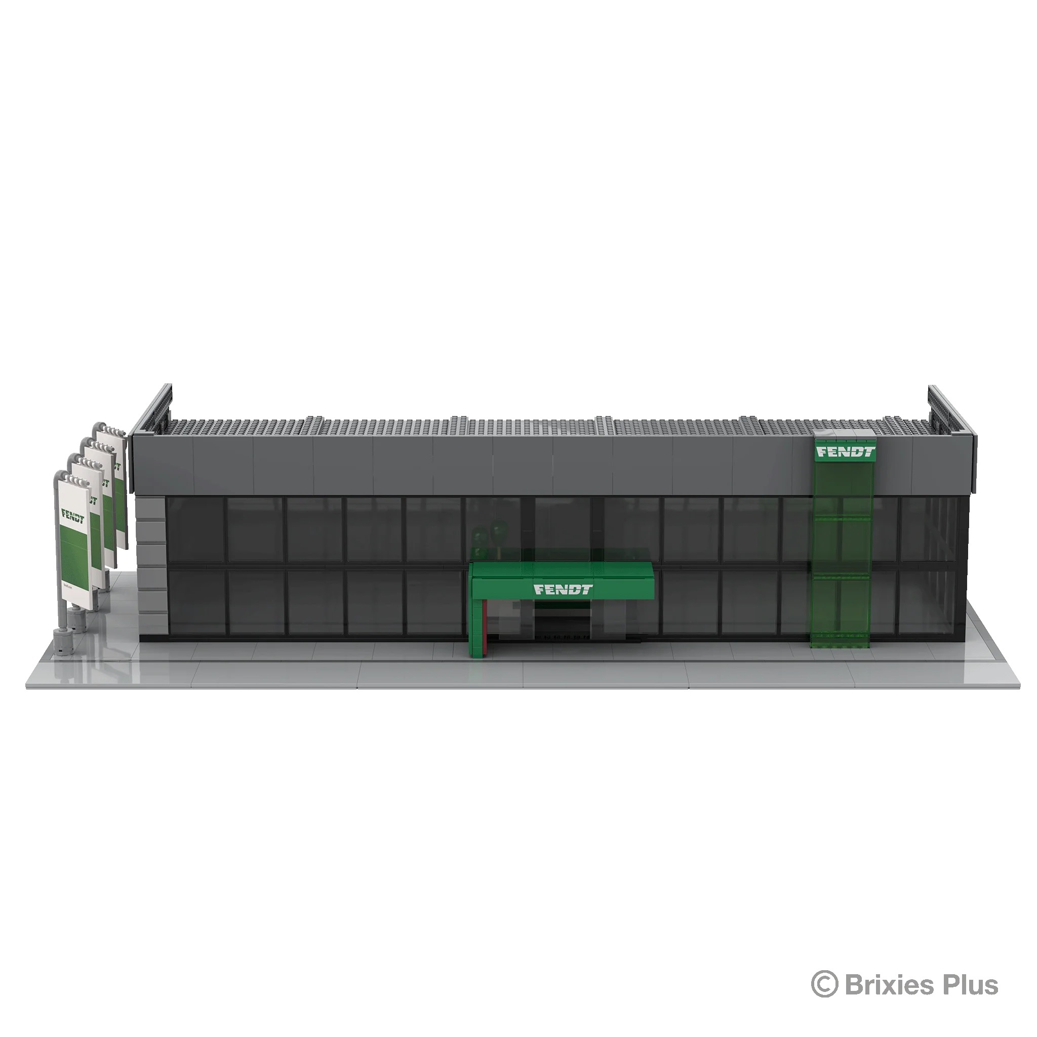 BRIXIES Plus Fendthalle Diorama Modell von Brixies Plus 1:32
