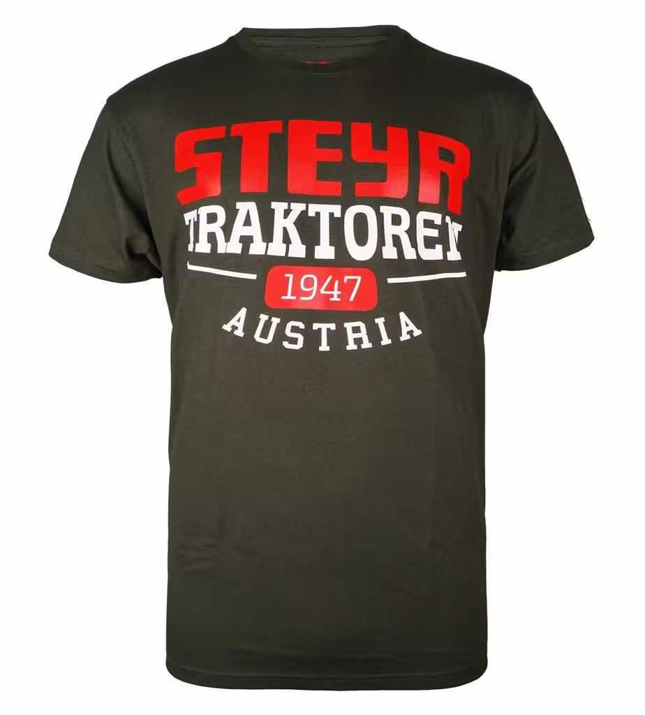 Steyr T-Shirt Heritage olivgrün (Unisex)-1