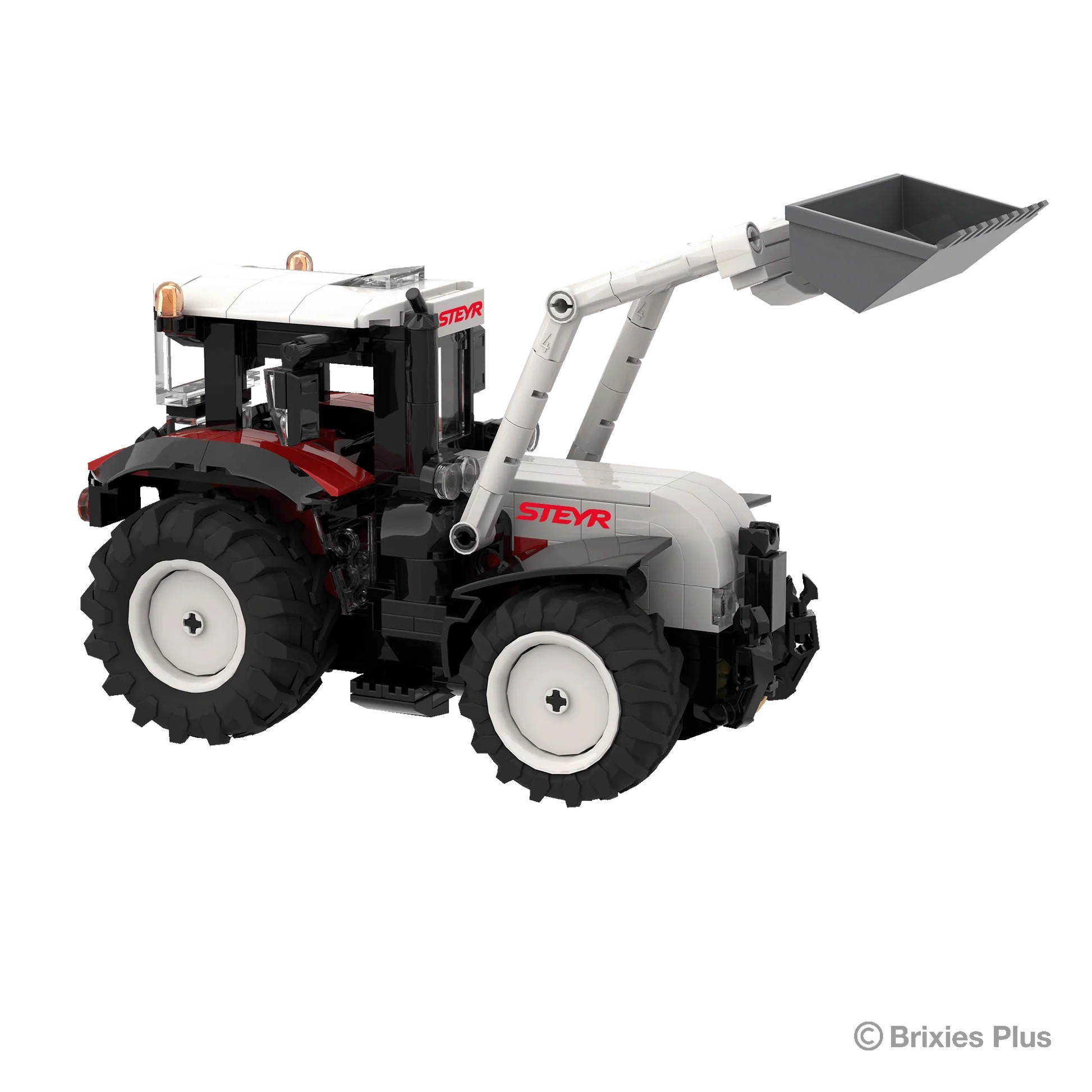 Steyr Profi BRIXIES Plus Klemmbausteine Modell von Brixies Plus 1:32