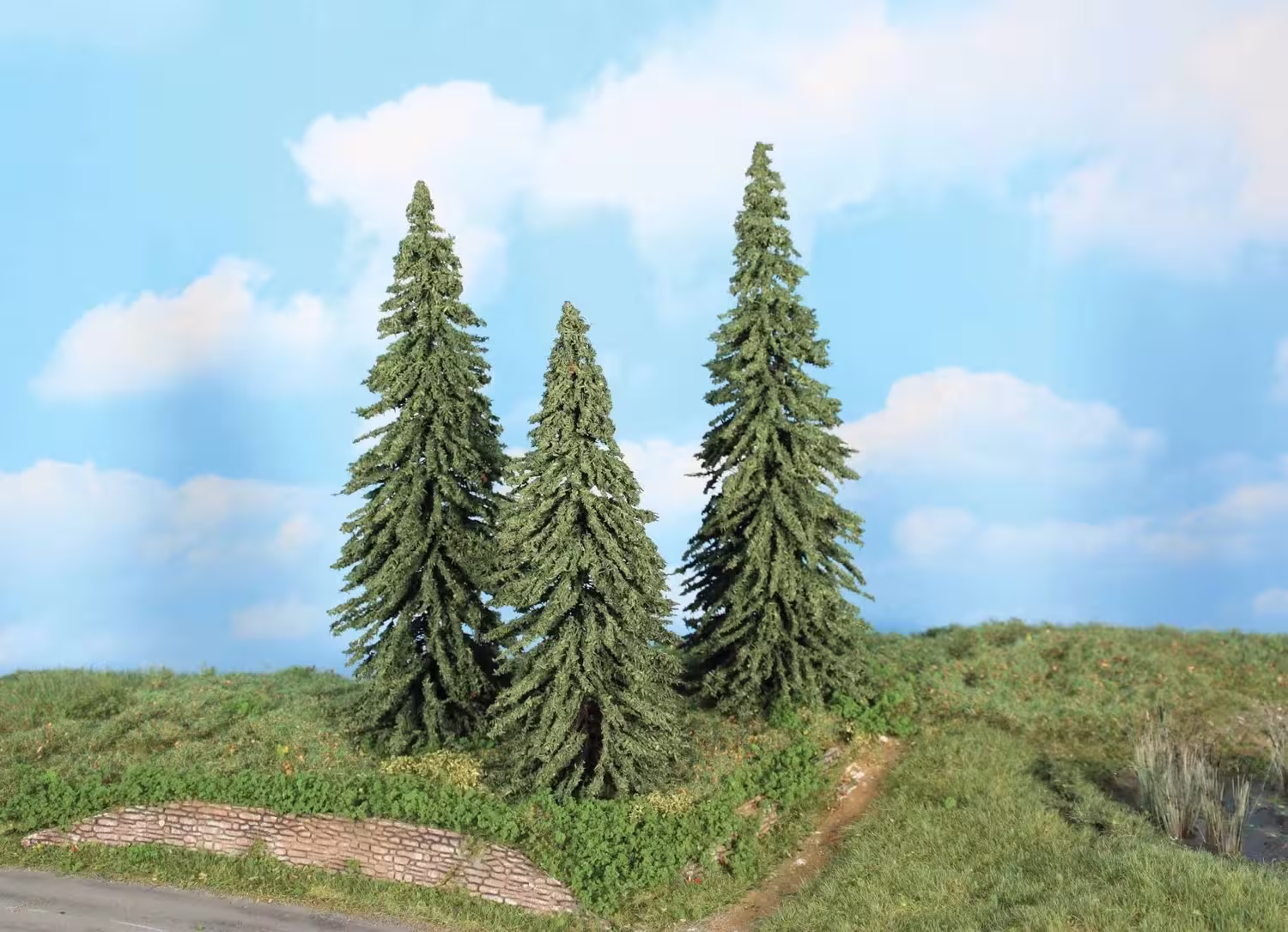 3 Wetterfichten 18-22 cm Modell von Heki 1:87 eilbote-onlineshop - Agrarfox