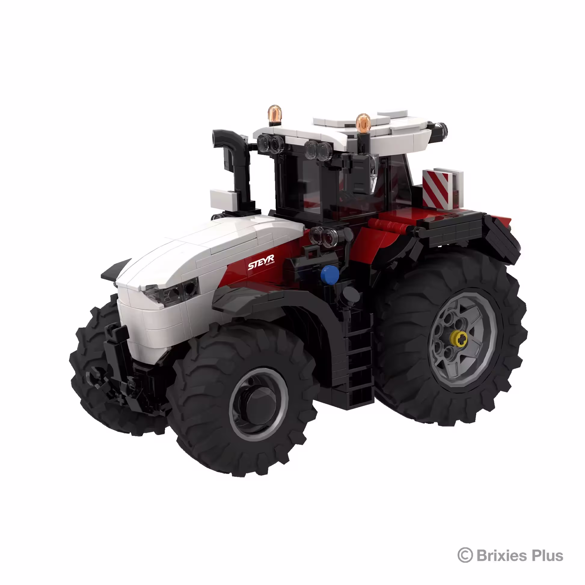 MA76656-1 Artikelname: BRIXIES Plus Steyr Cervus CVT Originalhersteller: Steyr von Brixies Plus im Maßstab: 1:32 Hersteller-Nr: 222.889