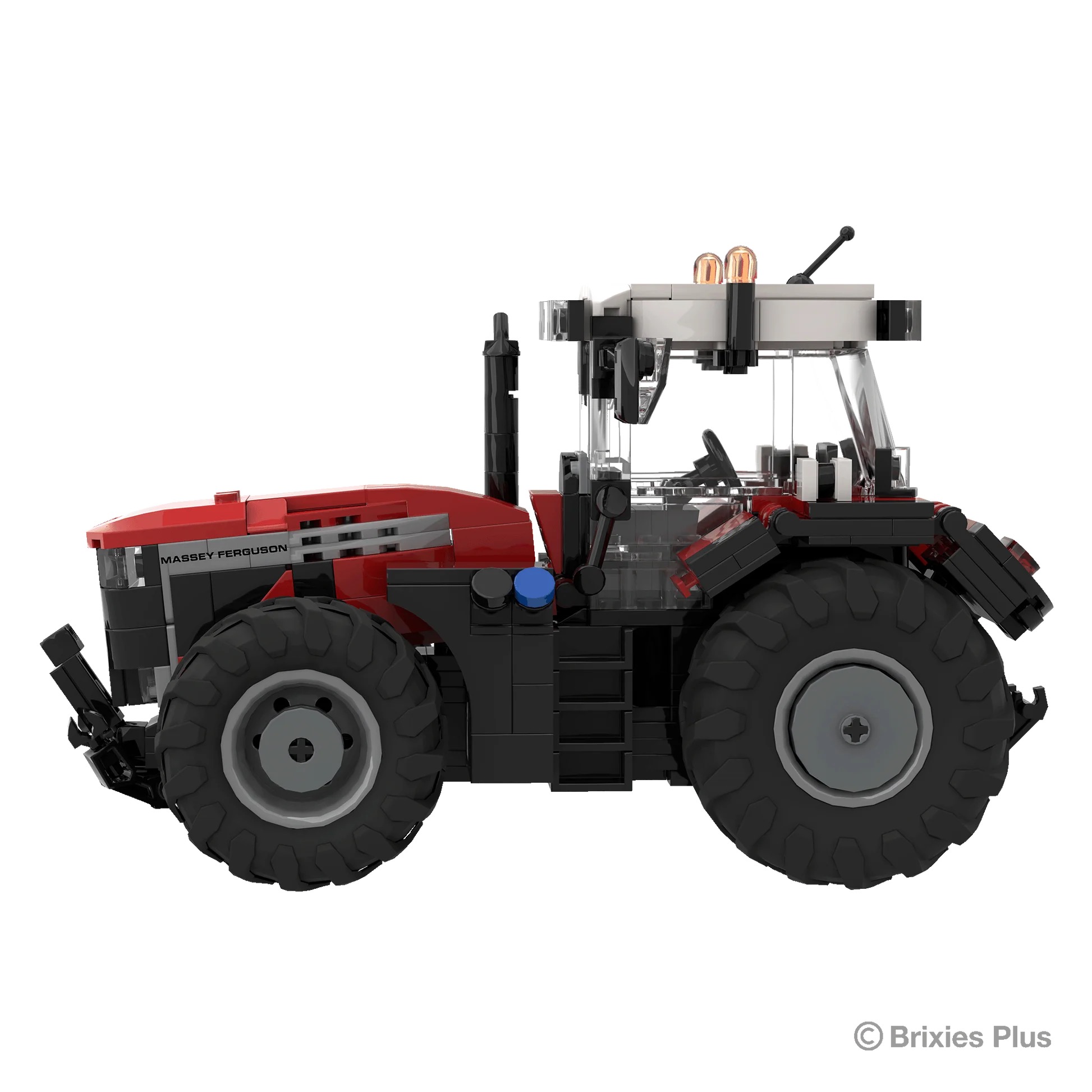 Massey Ferguson 9S BRIXIES Plus Klemmbausteine Modell von Brixies Plus 1:32