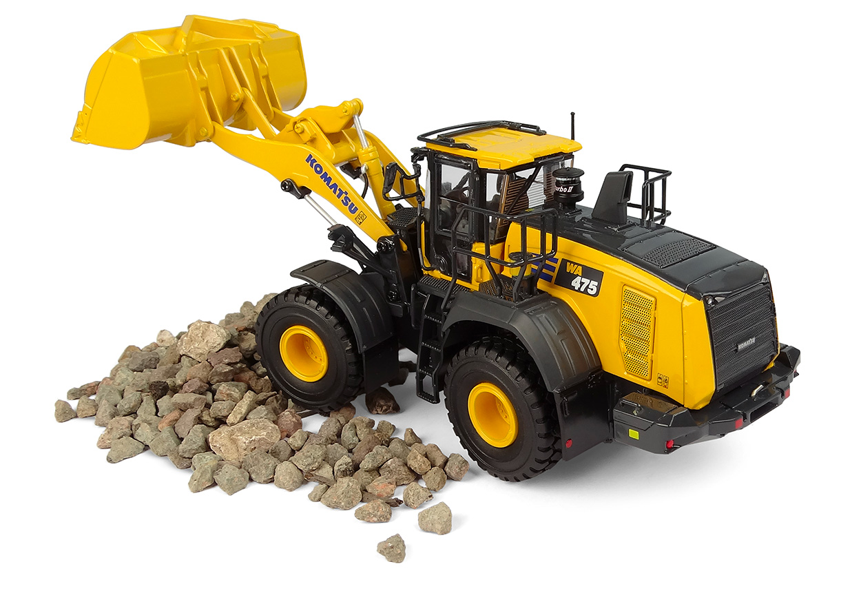 Komatsu WA475-10 Radlader Modell von Universal Hobbies 1:50