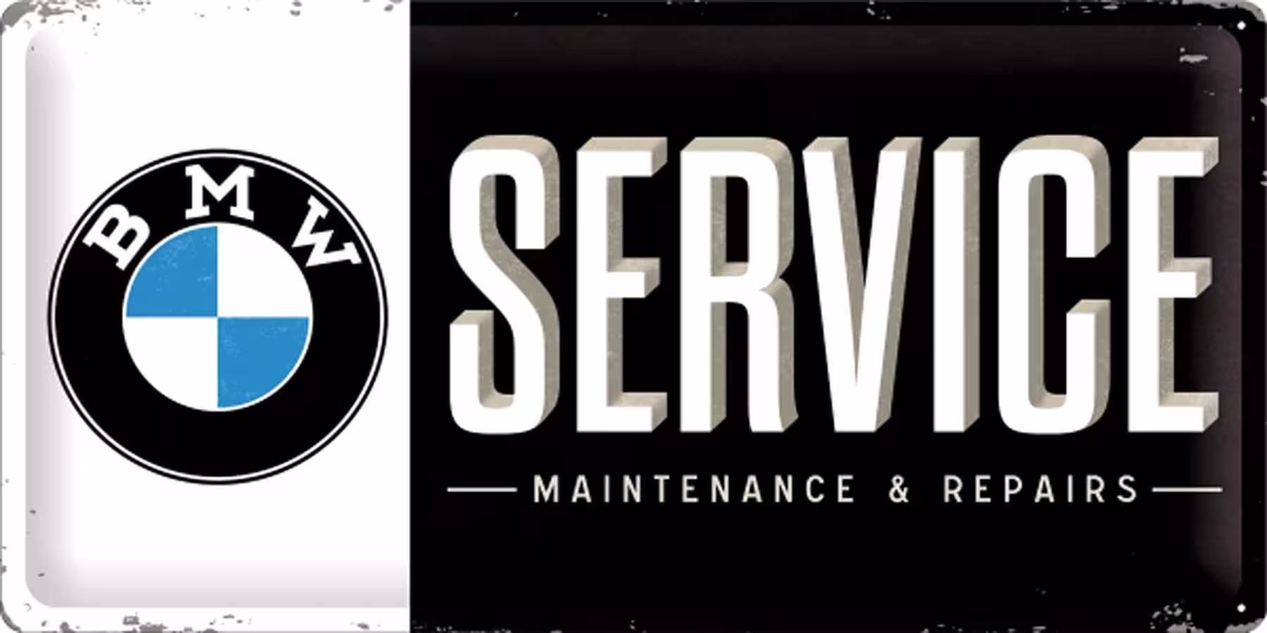 Blechschild „BMW Service“ eilbote-onlineshop - Agrarfox