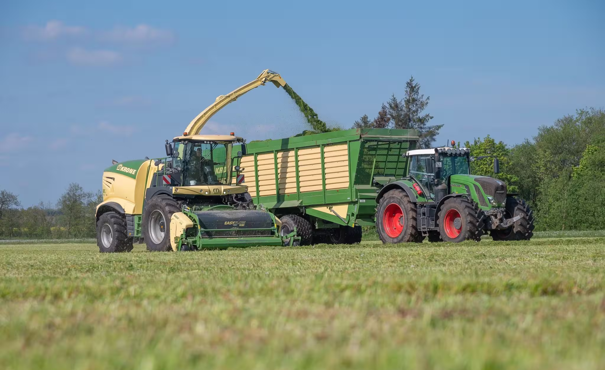 Poster Krone Big X 1180 im Gras eilbote-onlineshop - Agrarfox