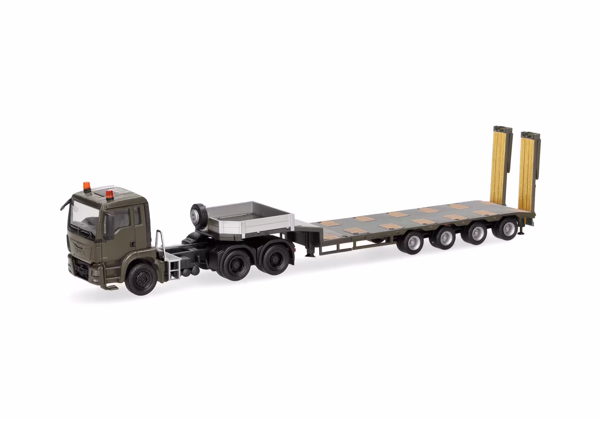 MAN TGS M Semitieflade-Sattelzug Serbische Streitkräfte Serbien Modell von herpa 1:87 eilbote-onlineshop - Agrarfox