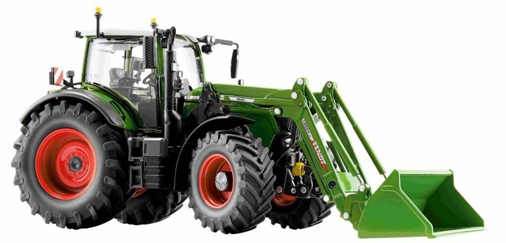 Fendt 724 Vario Gen.7 mit Frontlader Modell von WIKING 1:32
