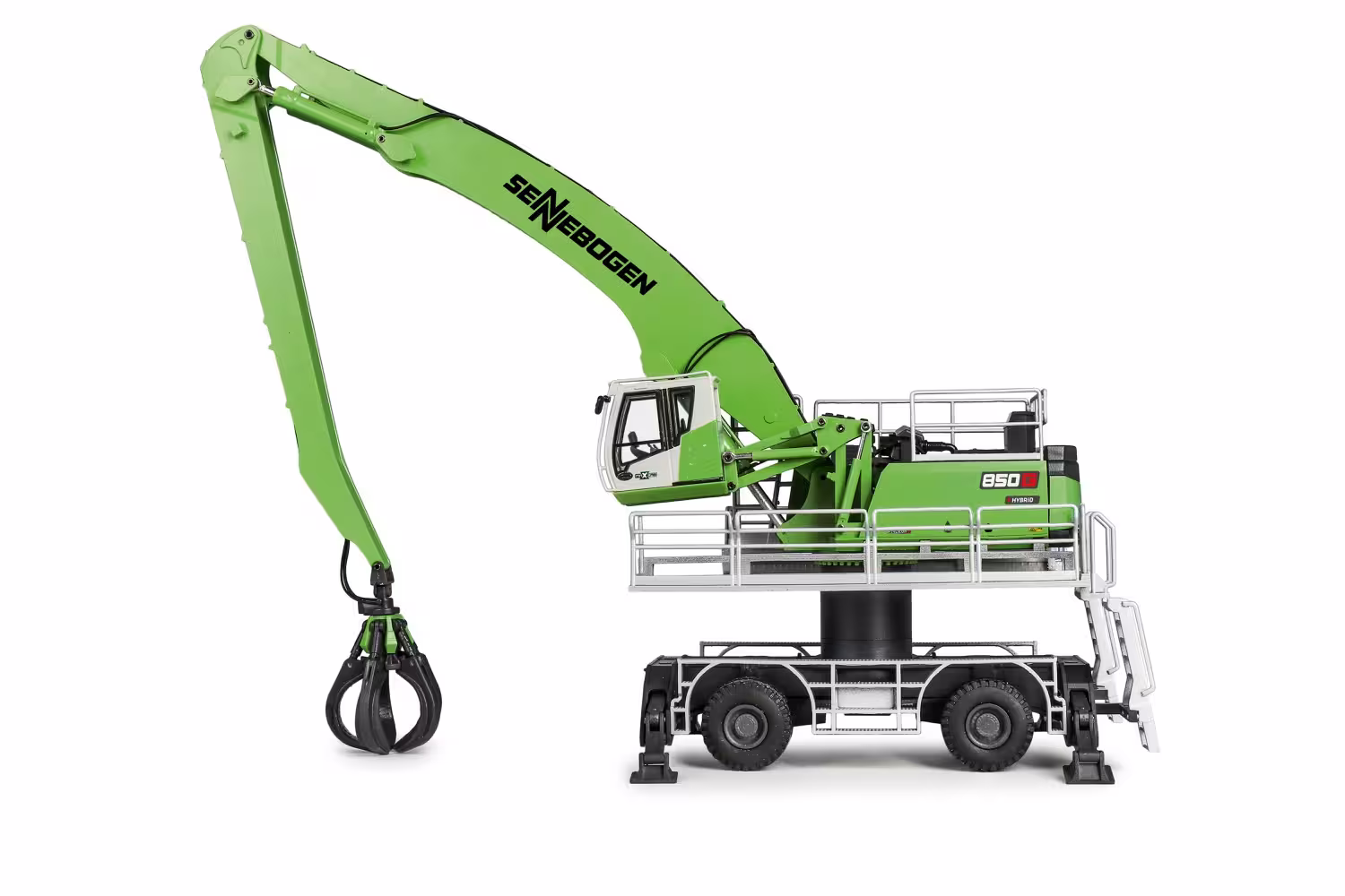 Sennebogen 850G Mobil Materialumschlagmaschine mit Pylone Modell von Conrad 1:50 eilbote-onlineshop - Agrarfox