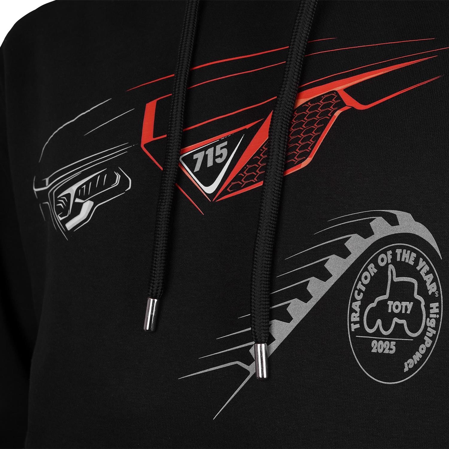 Case IH Hoodie Herren Schwarz