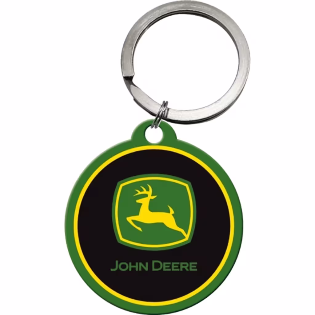 Schlüsselanhänger Rund John Deere -1