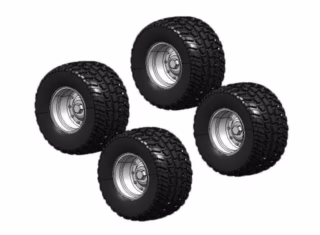 Michelin CARGOXBIB Räder-Set inkl. Felge und Naben Modell von At Collections 1:32 eilbote-onlineshop - Agrarfox