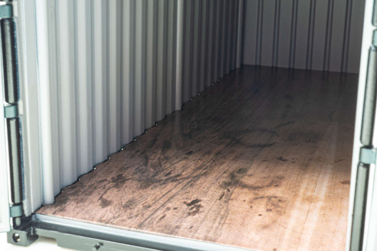 Container 20 Fuß terracotta Modell von HOP 1:32
