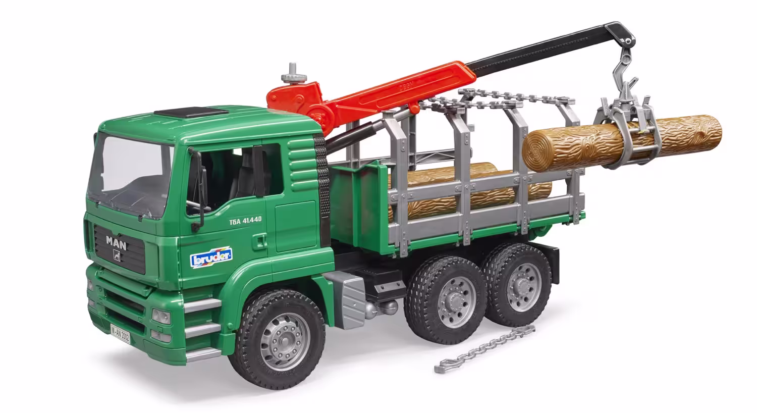 MAN Holztransport-LKW mit Ladekran und 3 Baumstämmen eilbote-onlineshop - Agrarfox
