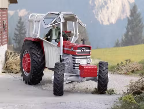 Massey Ferguson MF 178 mit Verdeck und Fahrer Modell von MO-Miniatur 1:32 eilbote-onlineshop - Agrarfox