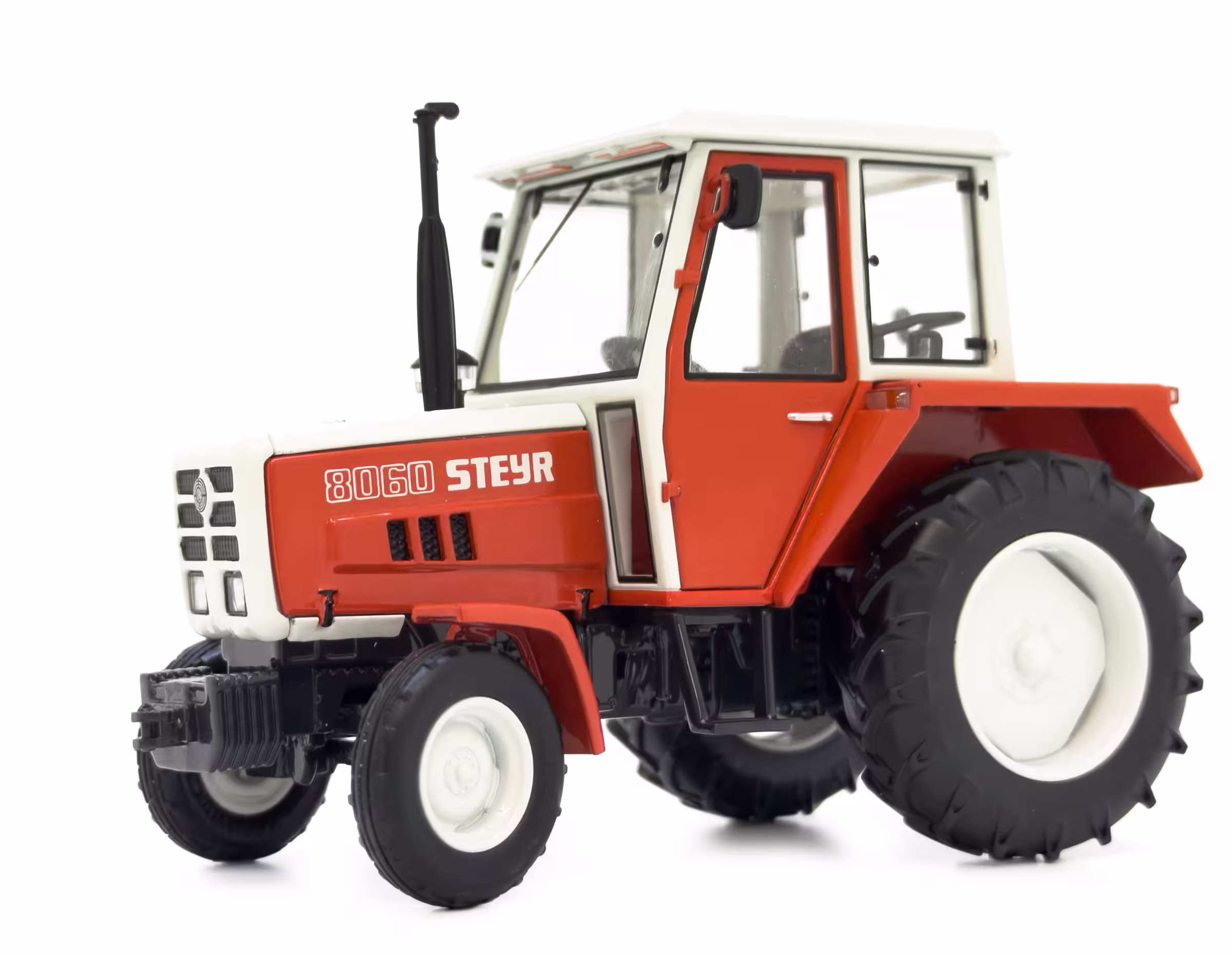 MA76740-1 Artikelname: Steyr 8060 SK1 2WD Originalhersteller: Steyr Modelltyp: 8060 von MarGe Models im Maßstab: 1:32 Hersteller-Nr: 2603