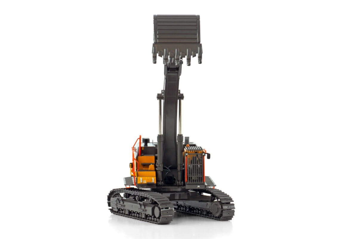 Volvo EC950F Gelb Modell von WSI Models 1:50