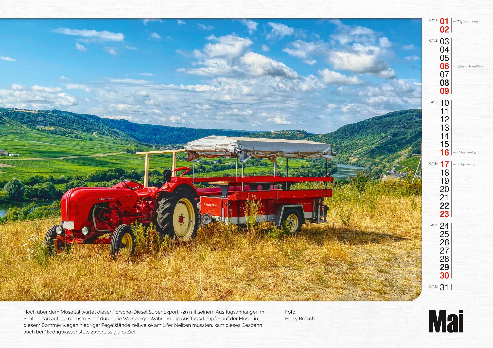 Porsche-Diesel Schlepper Monatskalender 2027