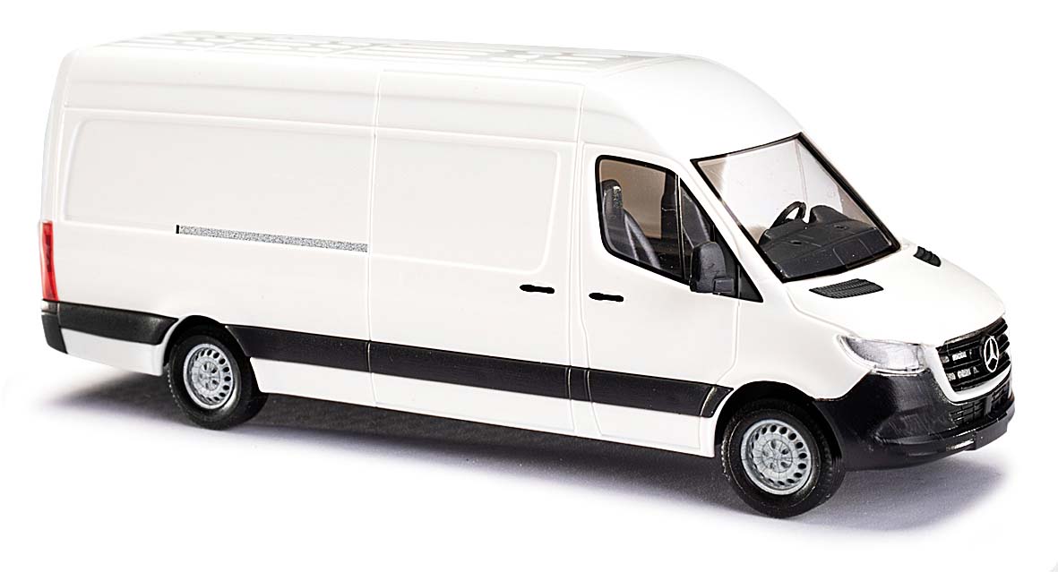 Mercedes Benz Sprinter lang Bj. 2018 wei&szlig; Modell von Busch 1:87