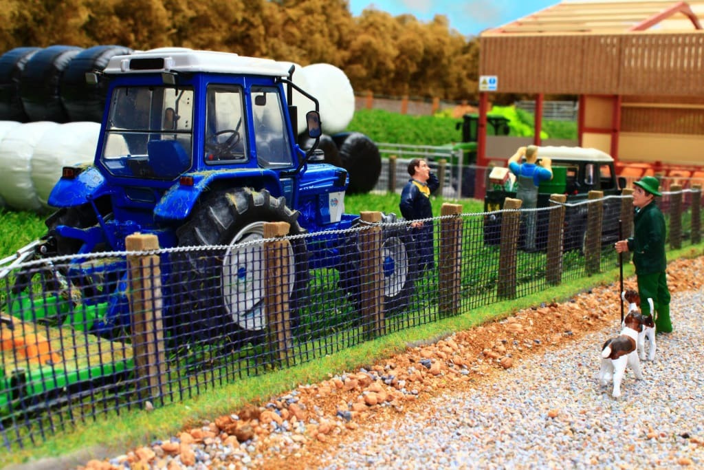 Weidezaun Bausatz Modell von Brushwood Toys 1:32
