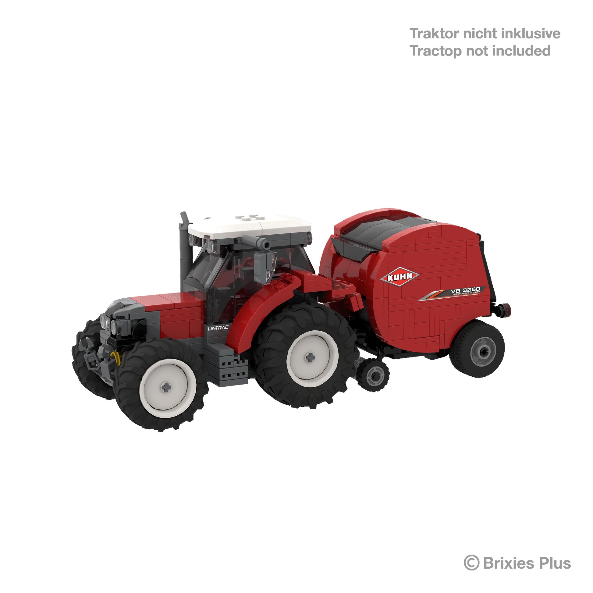 BRIXIES Plus Kuhn Round Baller VB 3260 Modell von Brixies Plus 1:32