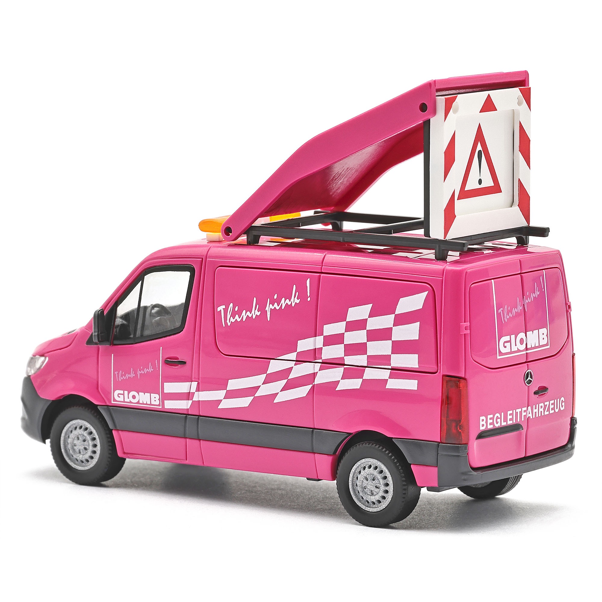 Mercedes-Benz Sprinter kurzer Radstand Flachdach -  Glomb Modell von Busch 1:87