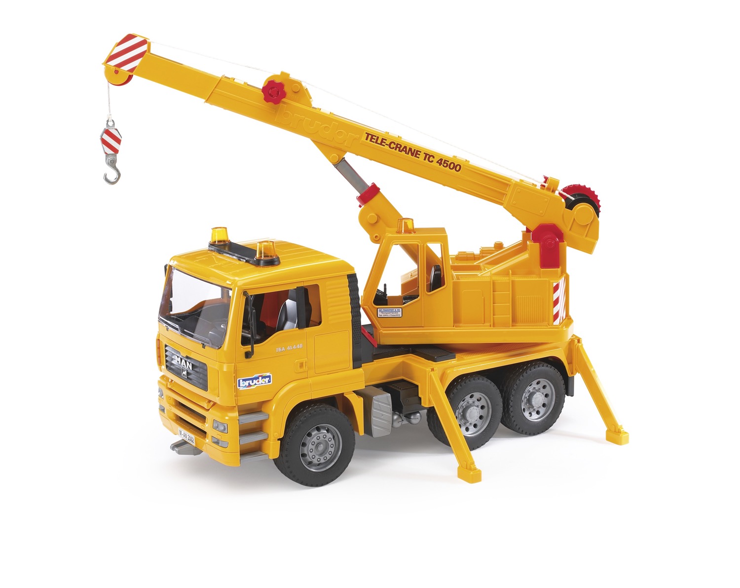MAN TGA Kran-LKW (ohne Light and Sound Module) Modell von Bruder 1:16