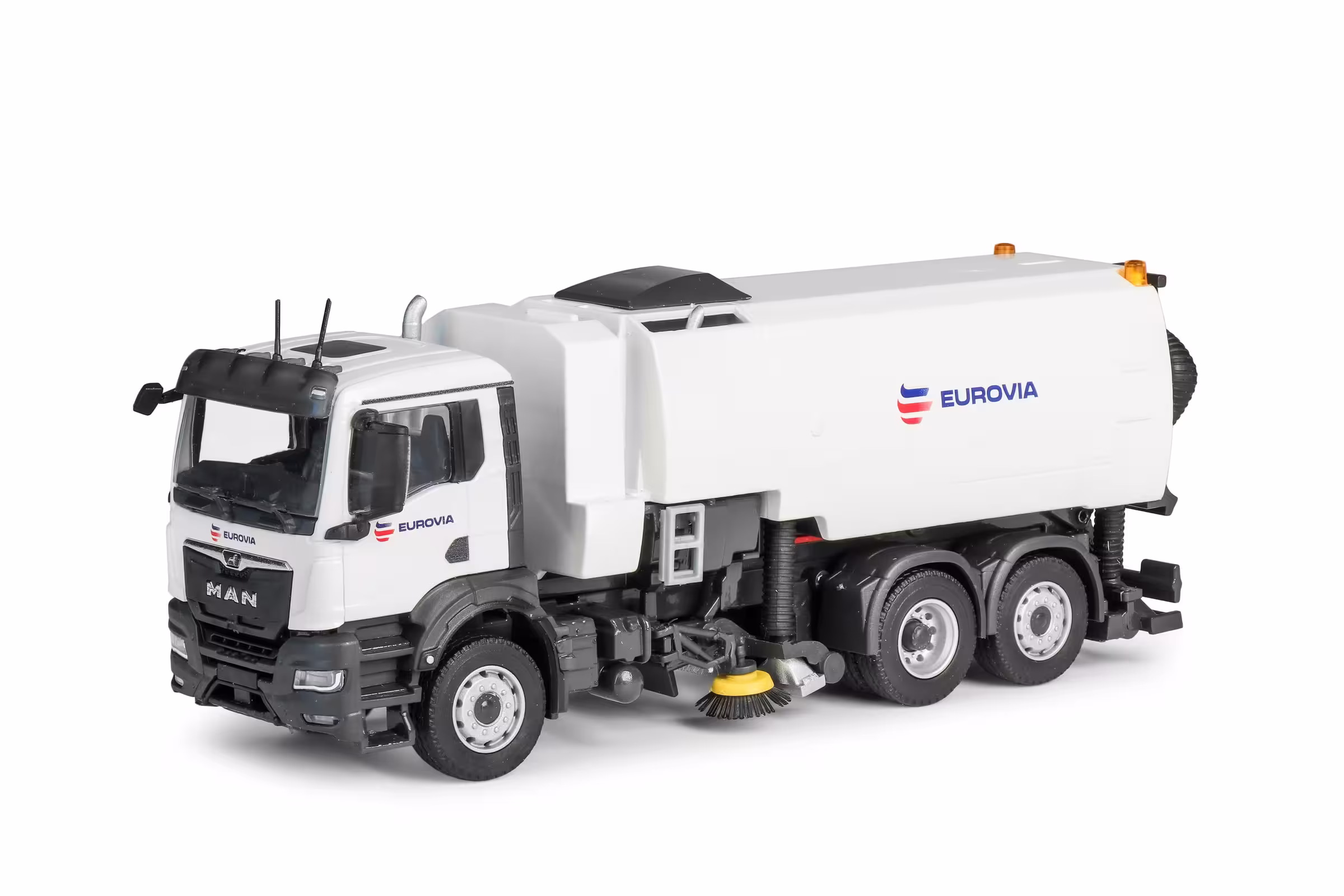 MA76301-1 Artikelname: Bucher MaxPowa V120 Kehrmaschine auf MAN TGS NN 3achs Originalhersteller: Man von Conrad im Maßstab: 1:50 Hersteller-Nr: 81257-02