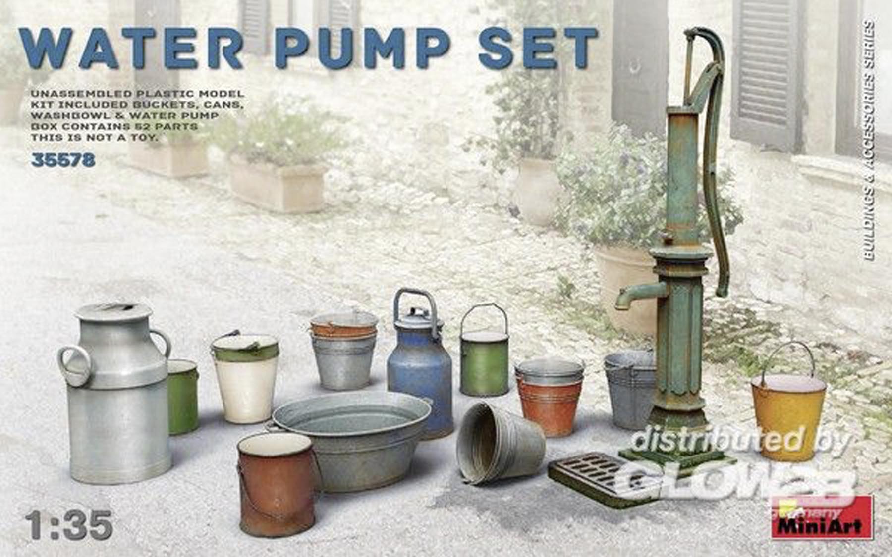 Wasserpumpenset Modell von MiniArt 1:35