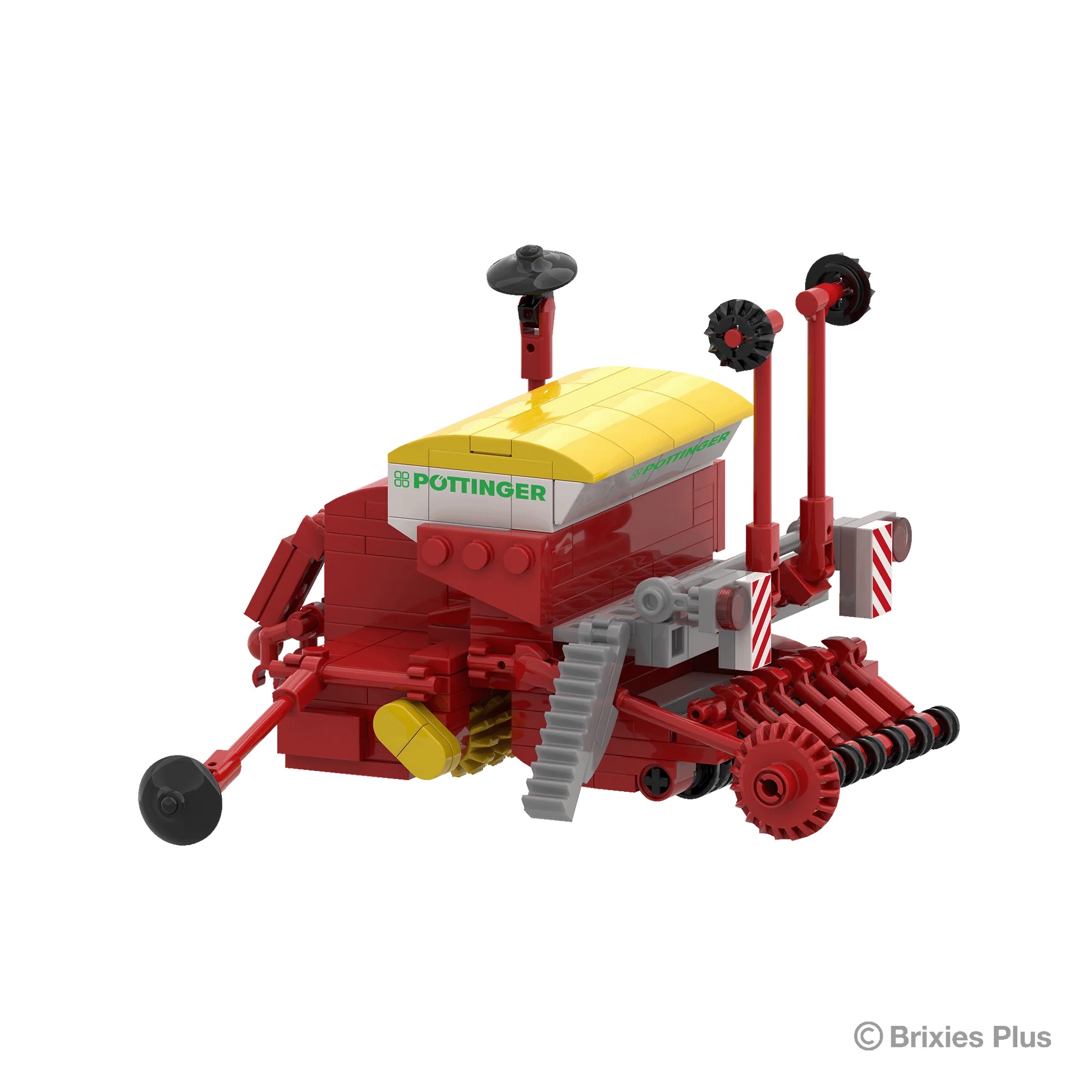 BRIXIES Plus Pöttinger Vitasem M Modell von Brixies Plus 1:32