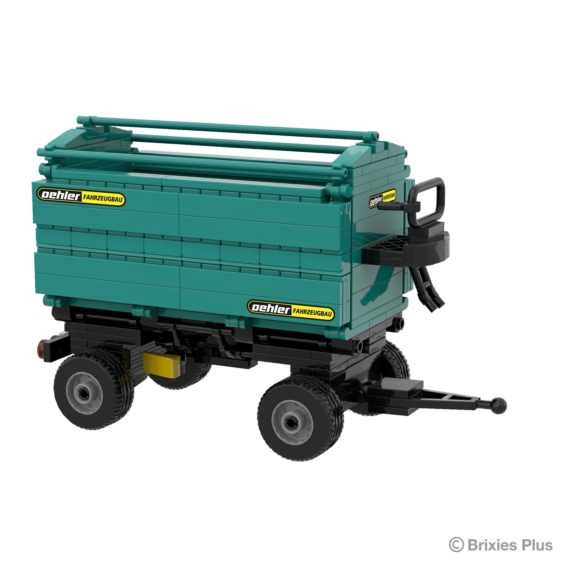 Oehler Anhänger ZDK 160 BRIXIES Plus Klemmbausteine Modell von Brixies Plus 1:32