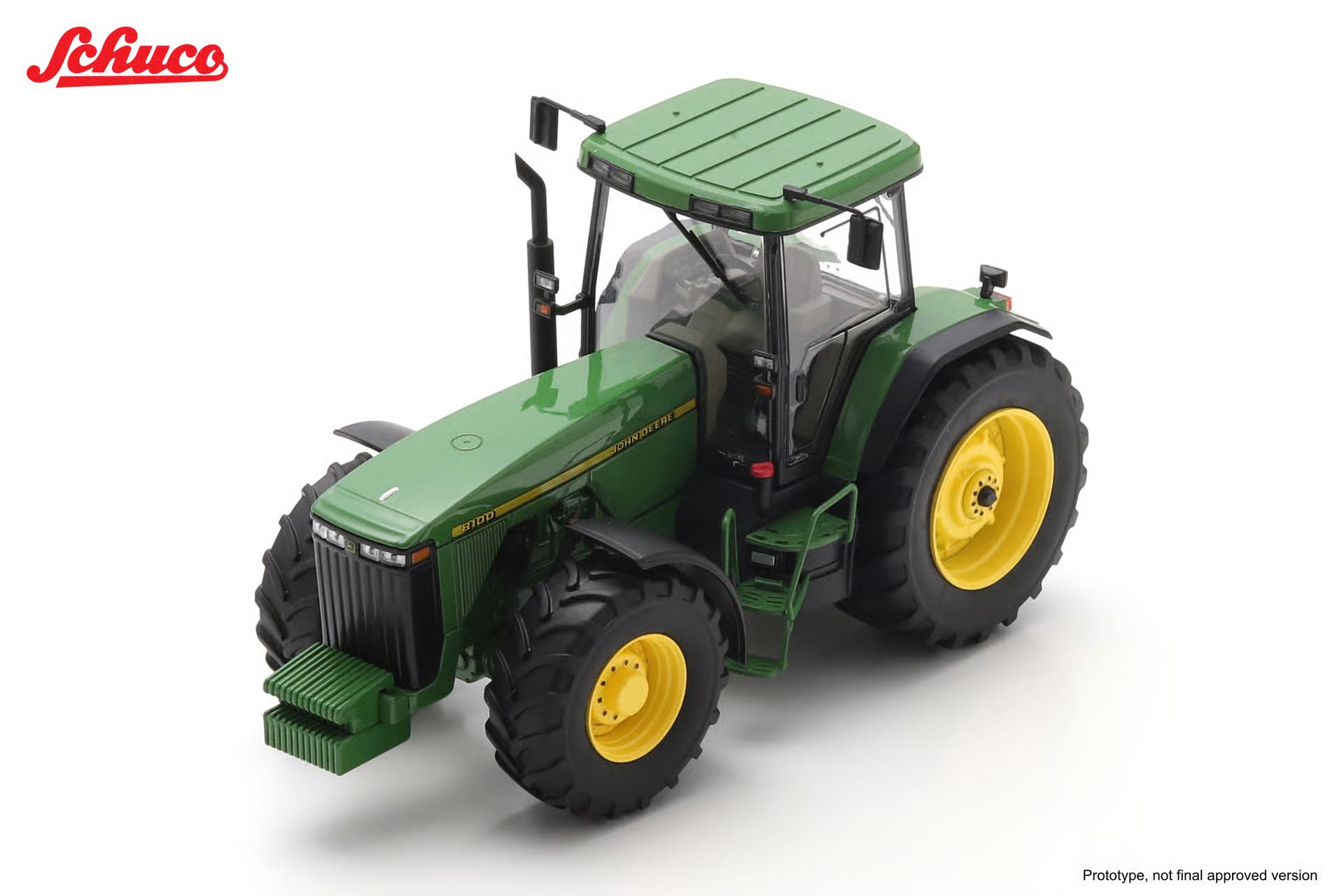 MA77131-1 Artikelname: John Deere 8100 Originalhersteller: John Deere Modelltyp: 8100 von Schuco im Maßstab: 1:32 Hersteller-Nr: 451320034