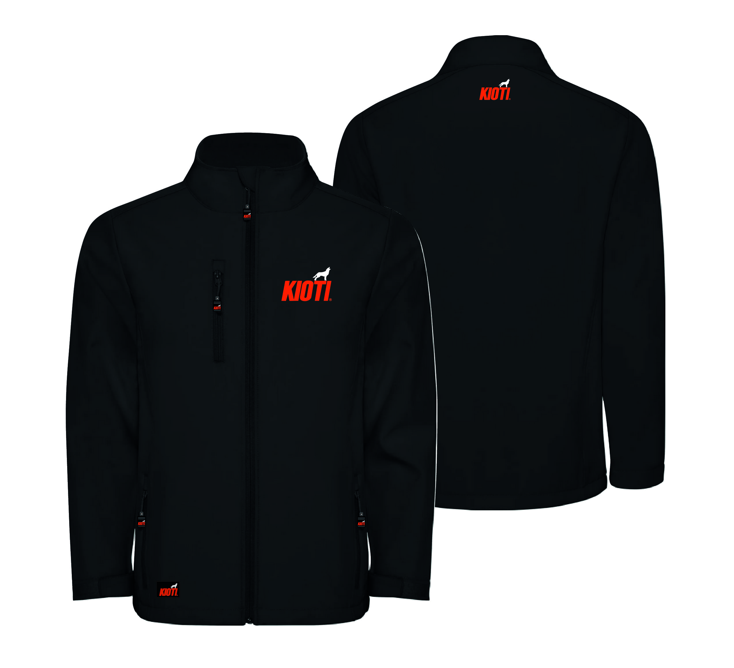 KIOTI Softshelljacke schwarz