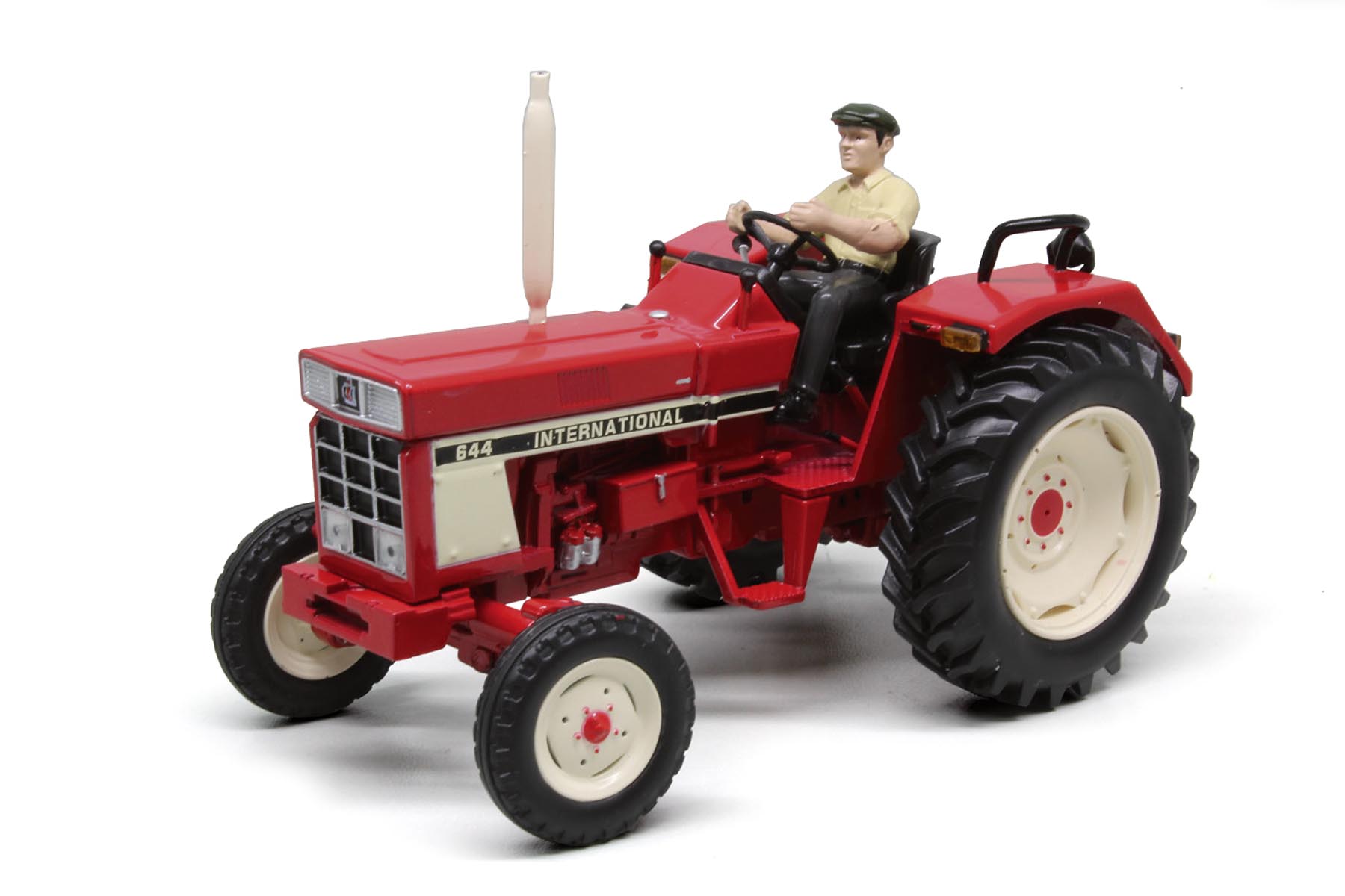 IHC 644 mit Fahrer und Frontgewicht Modell von Replicagri 1:32