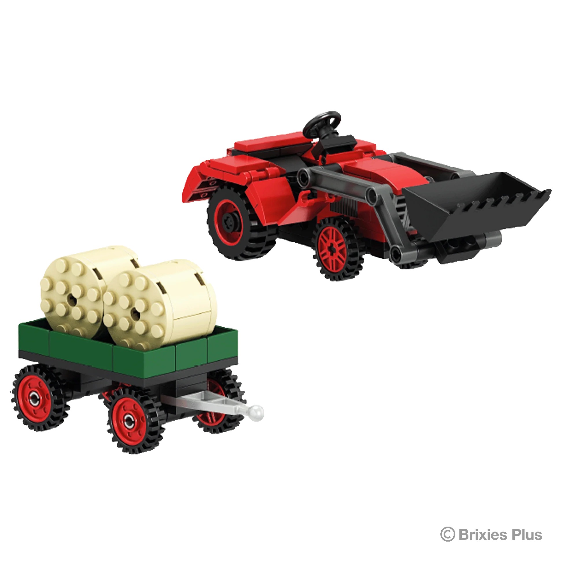 BRIXIES Plus Traktor Rot Modell von Brixies Plus 