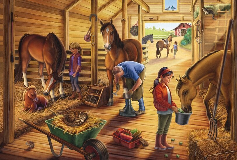 Puzzle Meine Lieblingspferde
