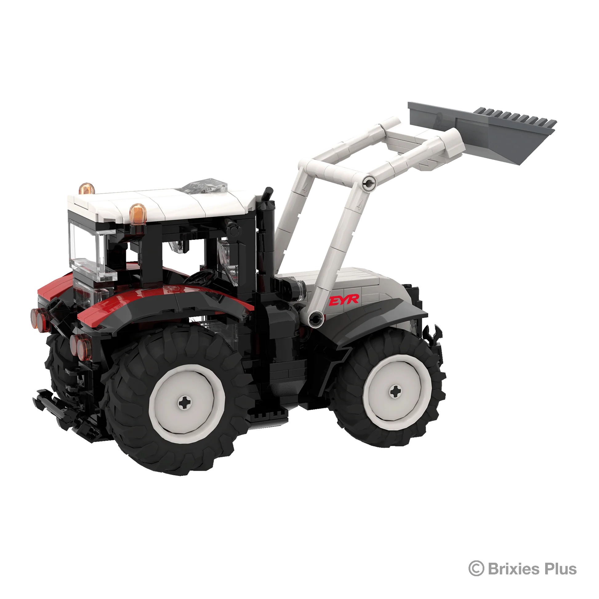 Steyr Profi BRIXIES Plus Klemmbausteine Modell von Brixies Plus 1:32