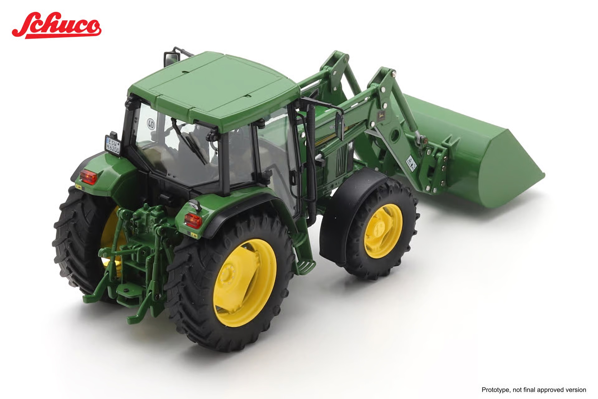 John Deere 6200 mit Frontlader Modell von Schuco 1:32