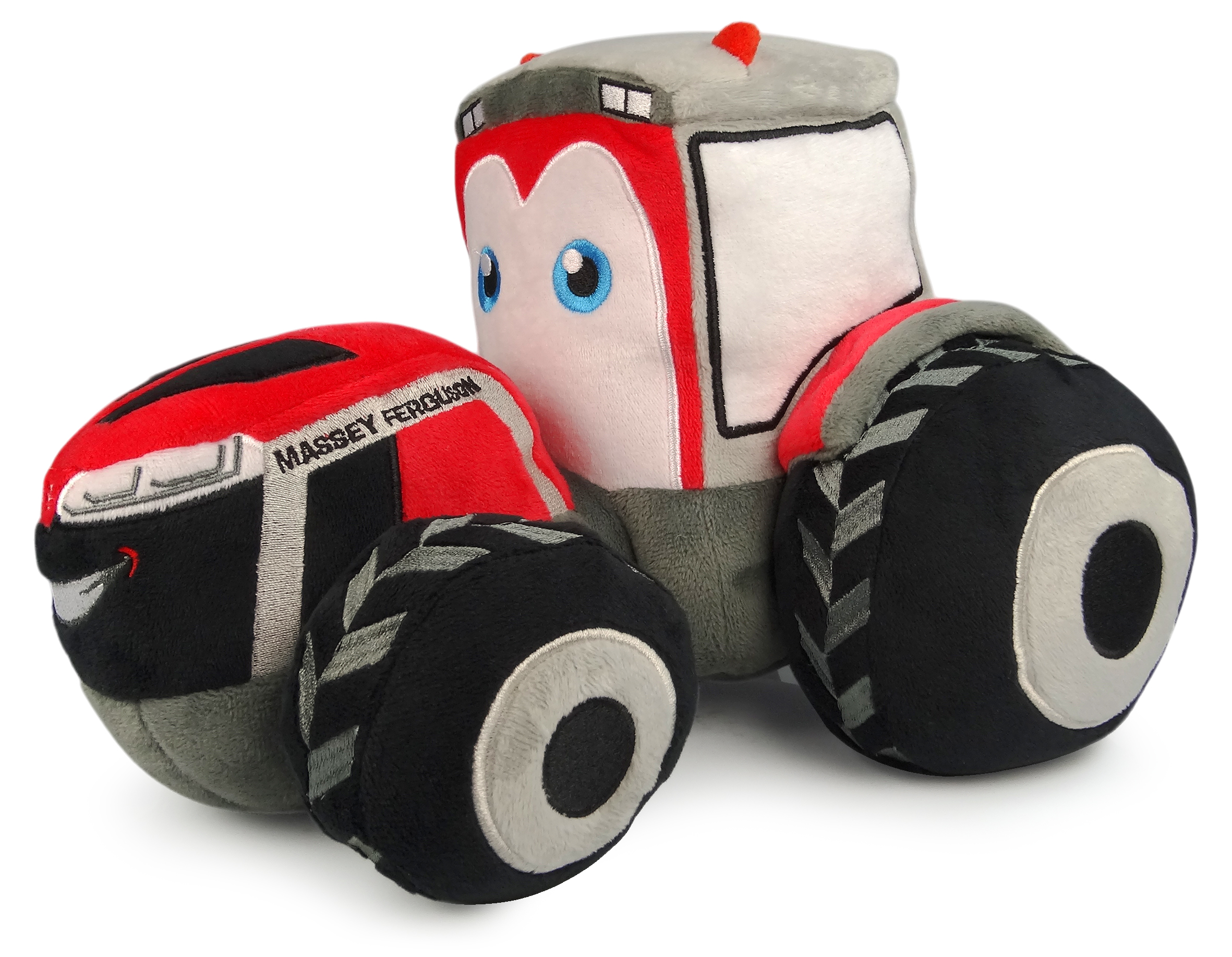 KA77103-1 Artikelname: Massey Ferguson 9S Plüsch-Traktor Originalhersteller: Massey Ferguson Modelltyp: 9S von Uh Kids Hersteller-Nr: UHK1183