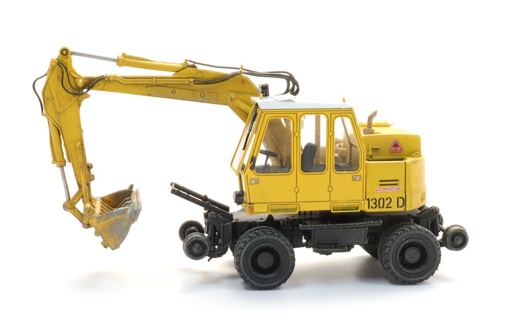 Atlas 1302 DKZW Zweiwegebagger Modell von Artitec 1:87