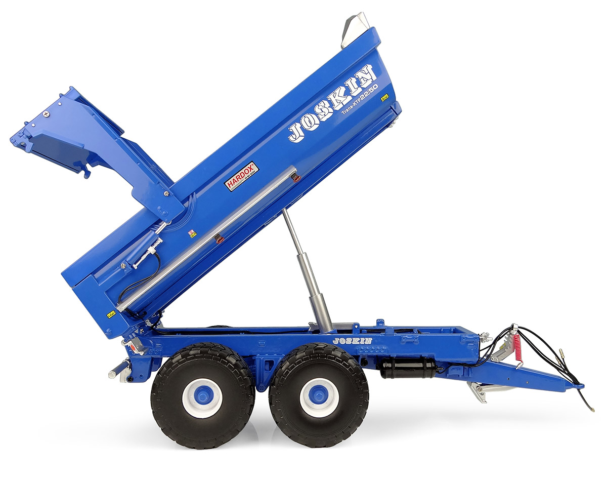 Joskin Trans-KTP 27/65 TRM Kipper blau Lim. Edt. Modell von Universal Hobbies 1:32