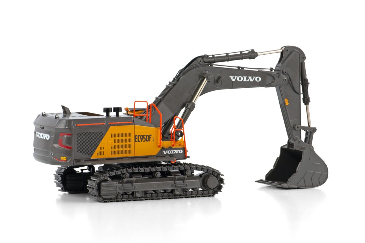 Volvo EC950F Gelb Modell von WSI Models 1:50