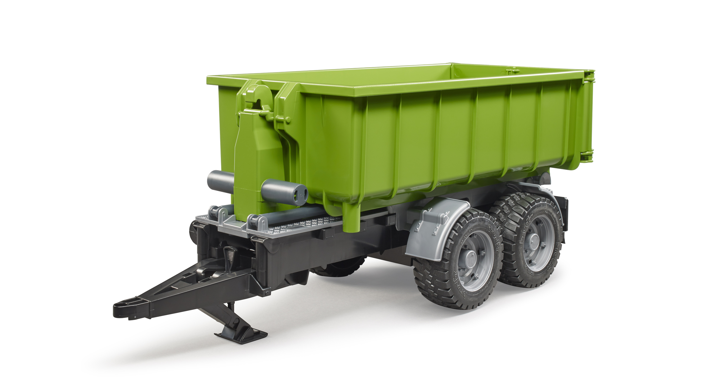 Hakenlift-Anhänger für Traktoren Modell von Bruder 1:16