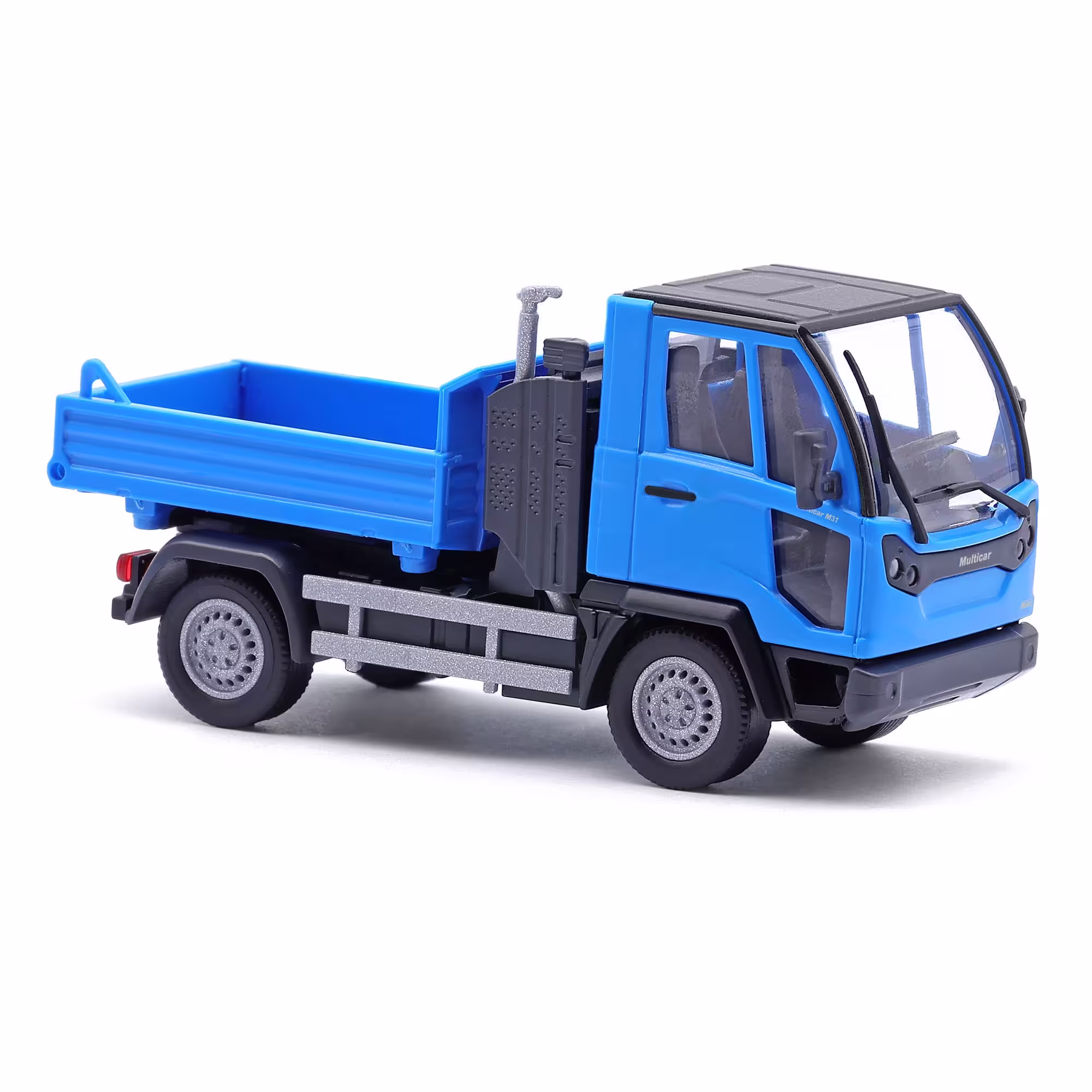 MA76394-1 Artikelname: Multicar M 31, Blau Originalhersteller: Multicar Modelltyp: M31 von Busch im Maßstab: 1:87 Hersteller-Nr: 54701