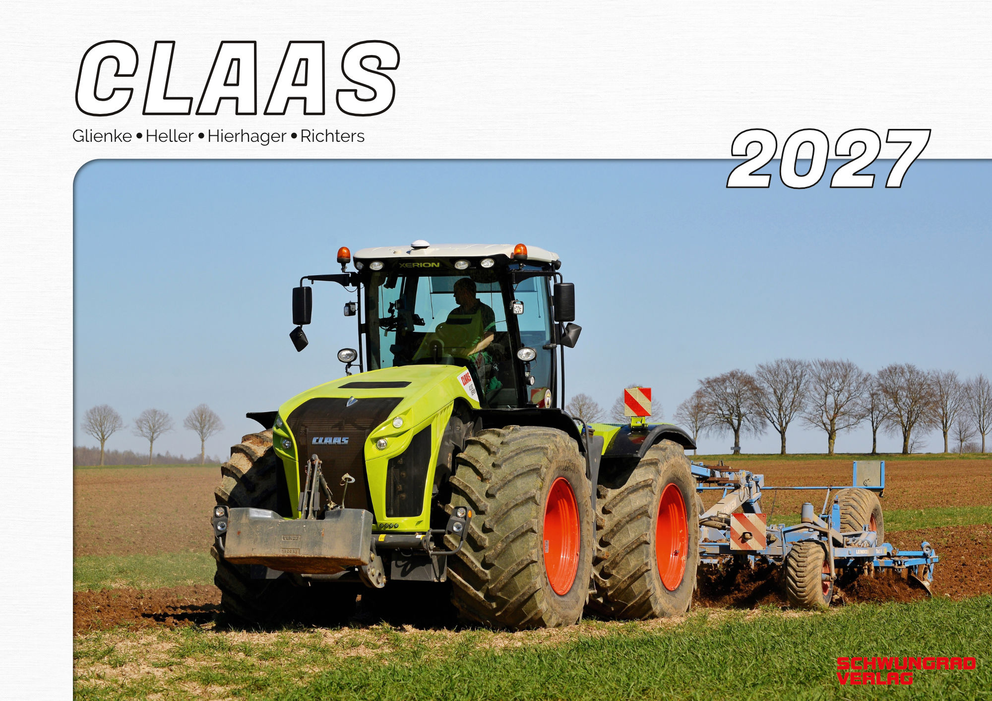 DA76963-1 Artikelname: Claas Monatskalender 2027 Originalhersteller: Claas