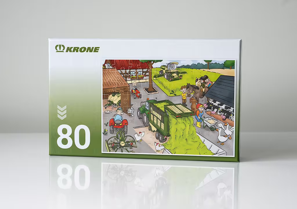 Krone Kinder Puzzle 80 Teile-1