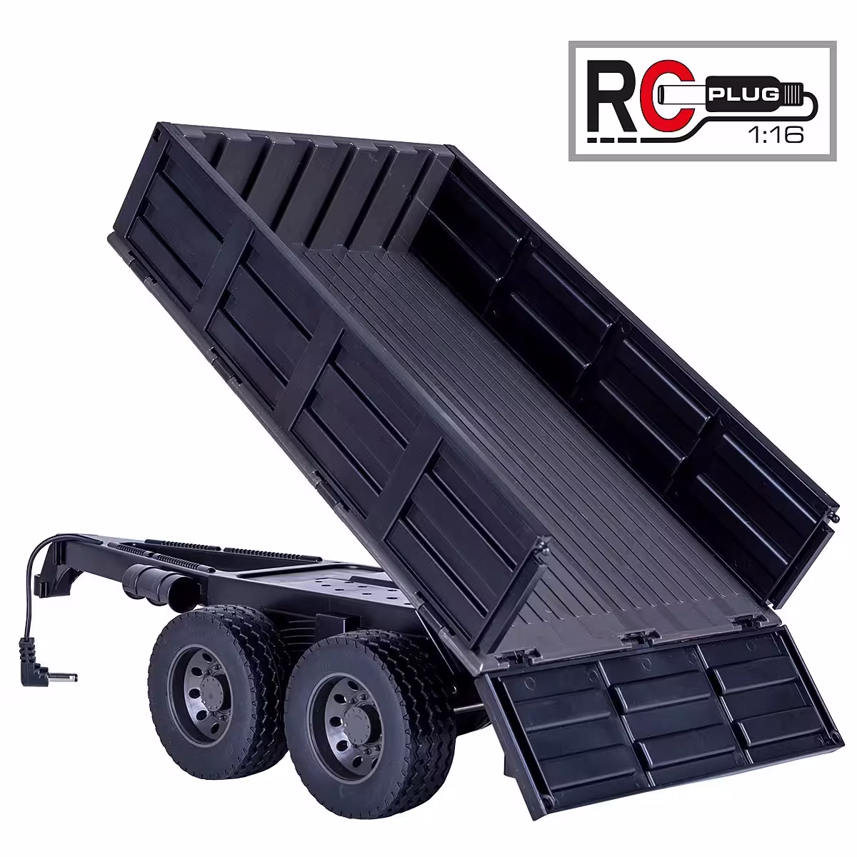 KA76199-1 Artikelname: Kipper schwarz für RC-Traktor 1:16 Originalhersteller:  von Jamara im Maßstab: 1:16 Hersteller-Nr: 423282